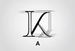 tattoo that includes the letters: A, K, E, O tattoo idea