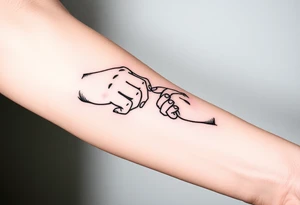 Michaelangelo hands reaching toward each other tattoo idea