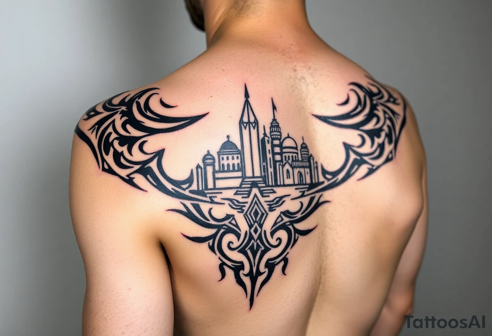 city of Atlantis
on arm tattoo idea