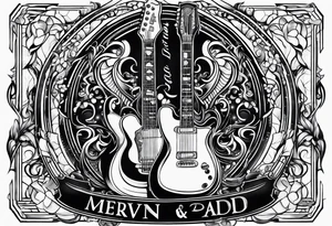 MEMORY OF DAD
GUITAR
BEER
HEAVEN tattoo idea