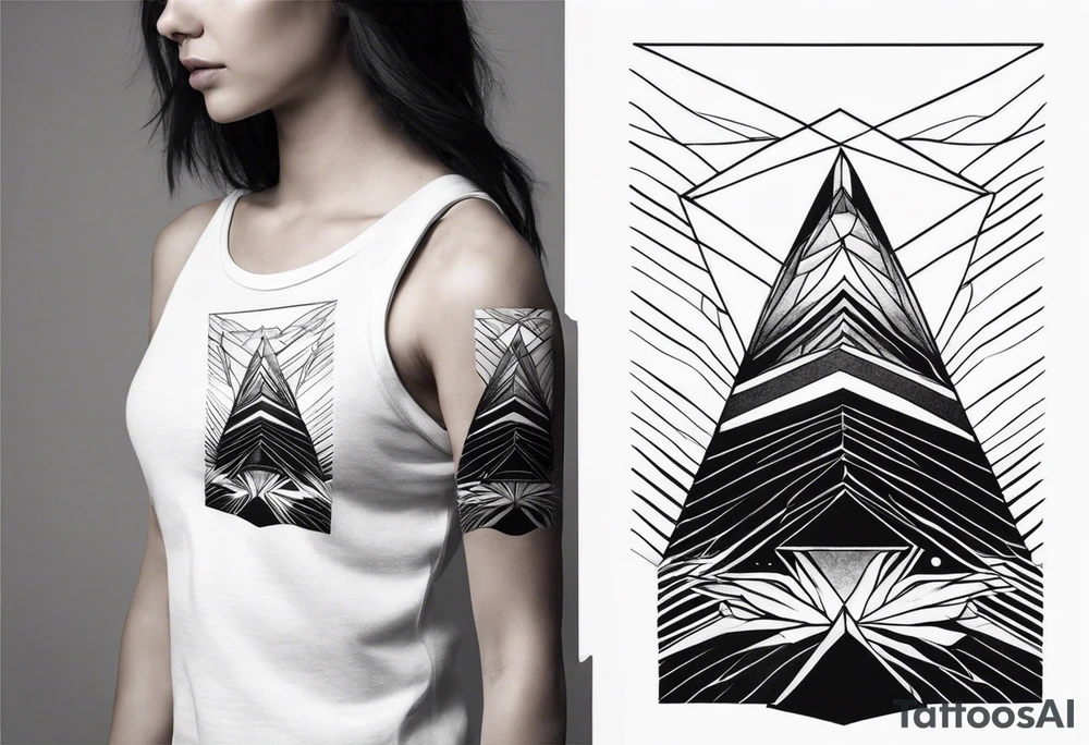 a tattoo that shows solitude calmness and strength tattoo idea