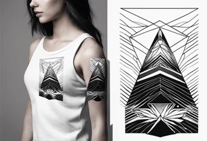 a tattoo that shows solitude calmness and strength tattoo idea