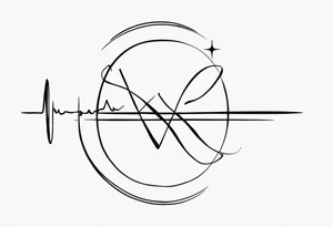 Tattoo with the name of lover and the date of first meet and towards infinity tattoo idea