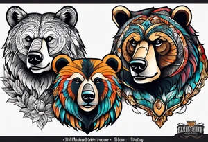 Bear Family tattoo idea