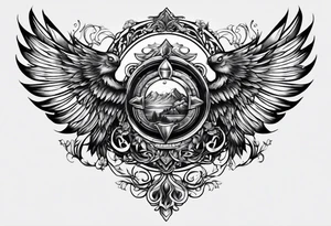 Chest tattoo tattoo idea