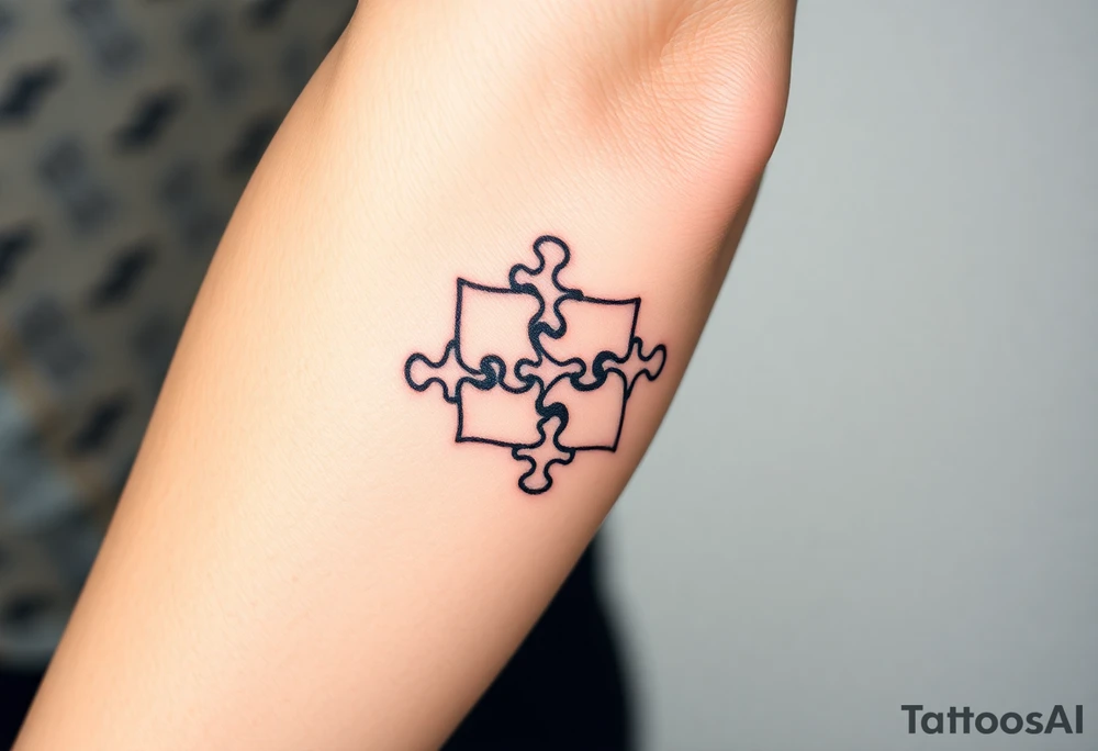 puzzle tattoo idea