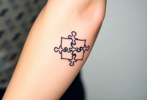 puzzle tattoo idea
