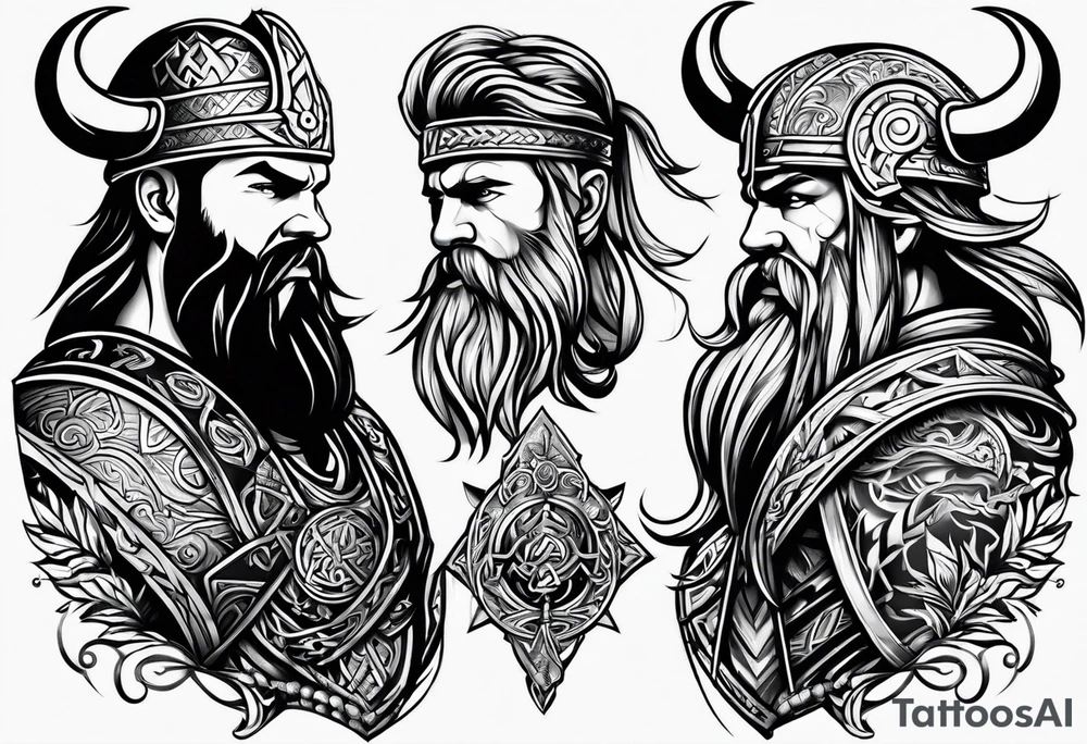 viking
 friendship tattoo idea tattoo idea