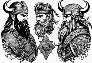 viking
 friendship tattoo idea tattoo idea