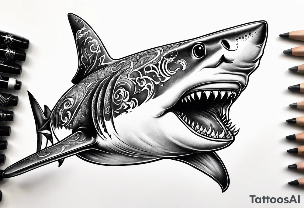 Shark tattoo idea