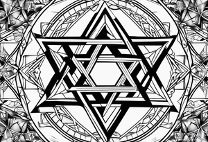 star of David tattoo idea