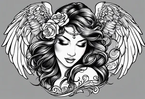 Angelic rememberence mom 12/3/1960-12/15/1995 tattoo idea
