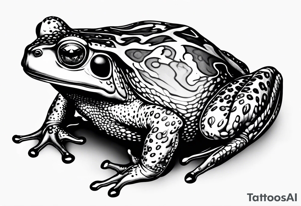 Gamakichi toad tattoo idea
