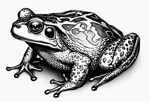 Gamakichi toad tattoo idea