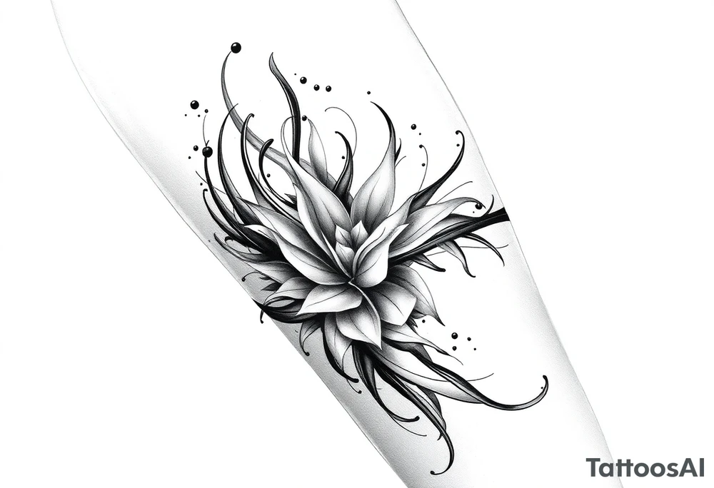 Thigh tattoo tattoo idea