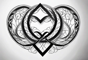 infinity symbol tattoo idea