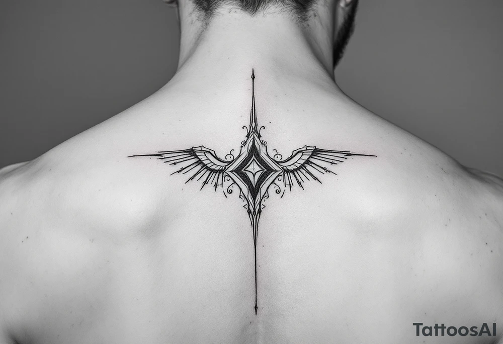 A tattoo that gives off fashion, and streetwear tattoo idea