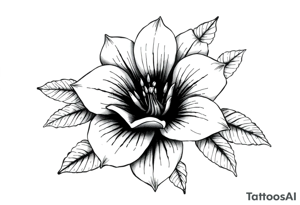 november birth flower tattoo idea