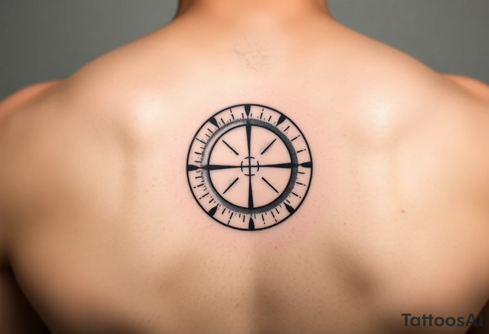 A basketball with a sniper scope reticle
inside tattoo idea A basketball with a sniper scope reticle
inside tattoo idea