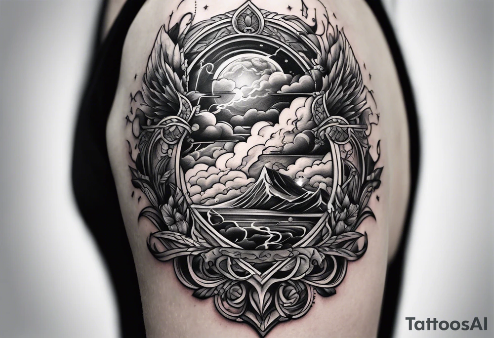 lightning tattoo idea