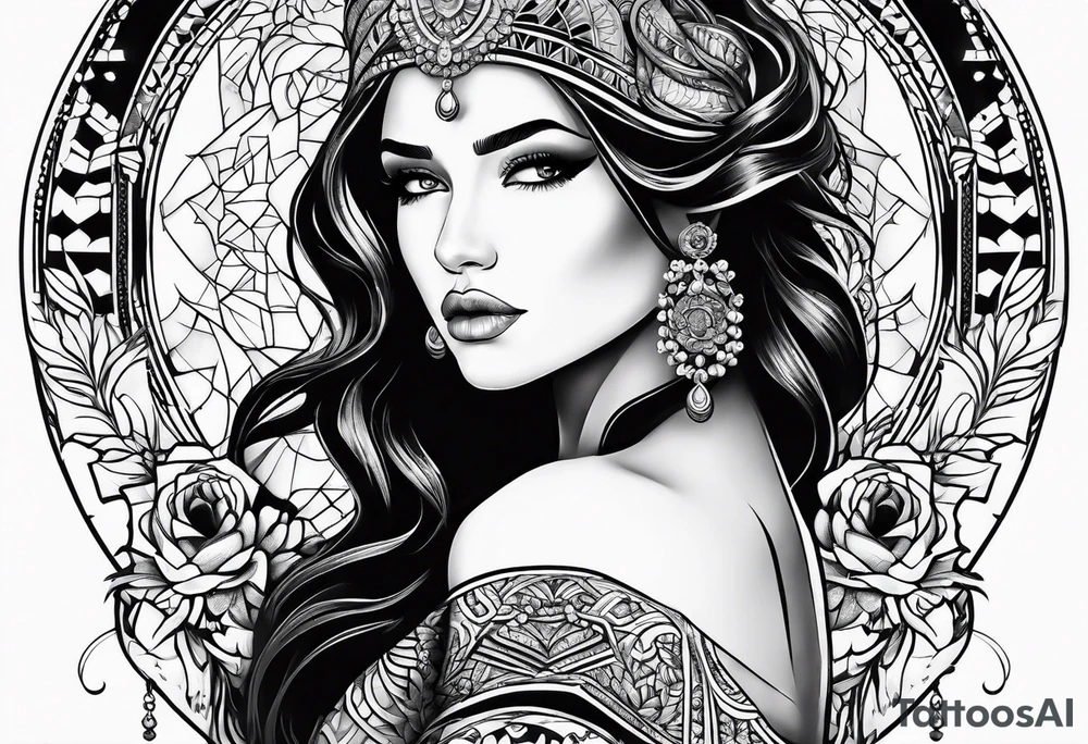 Powerful women tattoo tattoo idea