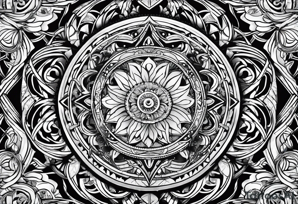 Circles tattoo idea
