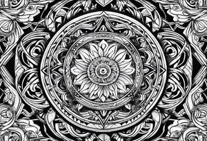 Circles tattoo idea