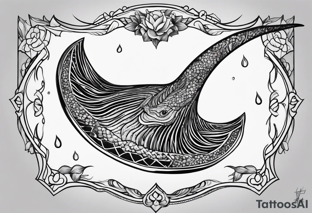 stingray tattoo idea