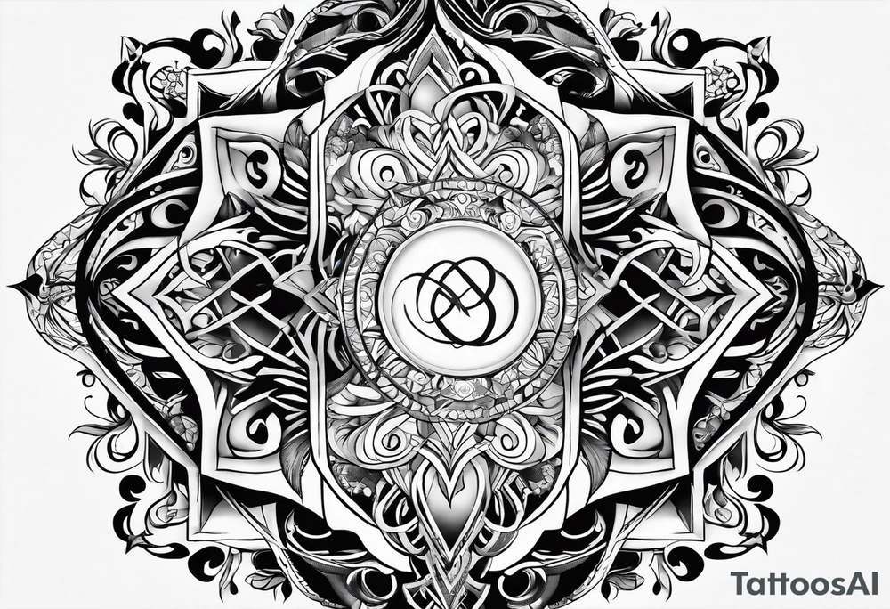An infinity symbol with Proverbs 10:22 centered underneath. tattoo idea