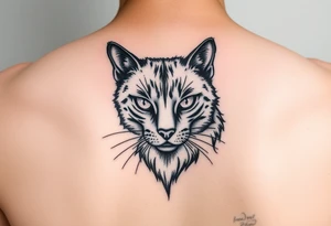 Black Cat tattoo idea