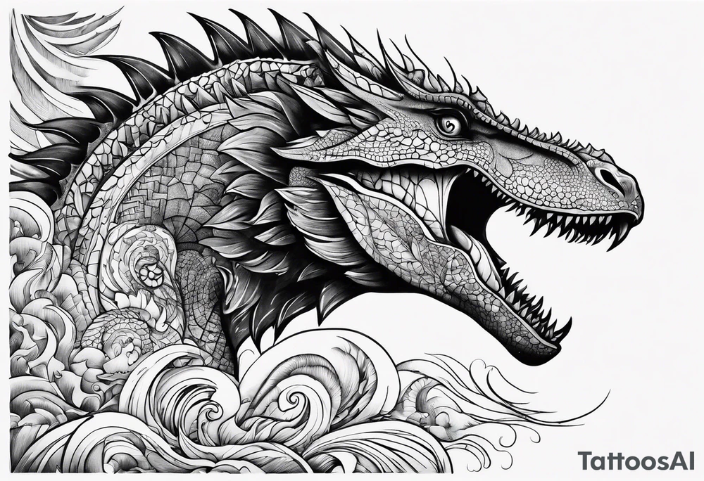 Dinasour tattoo idea
