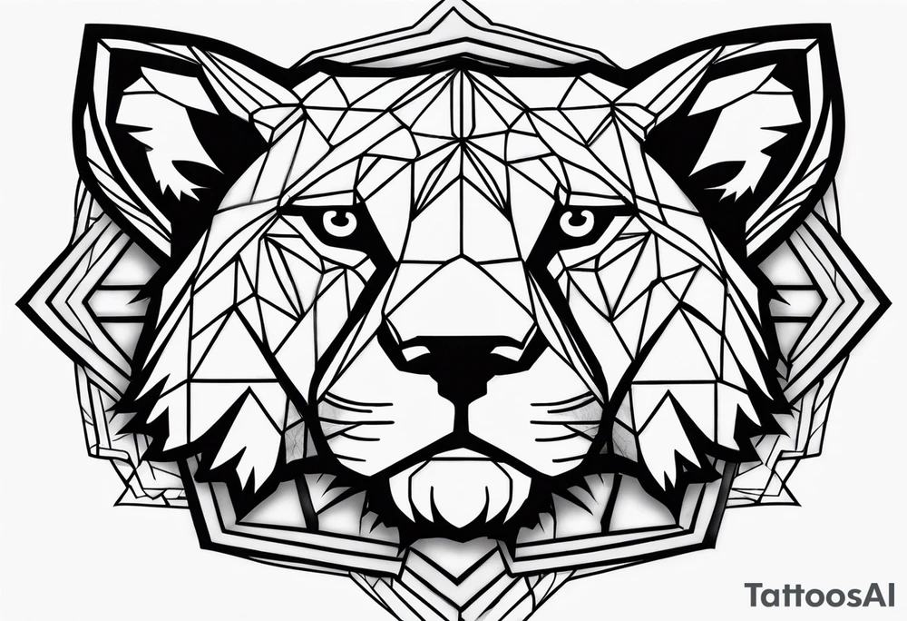 Cub paw tattoo idea