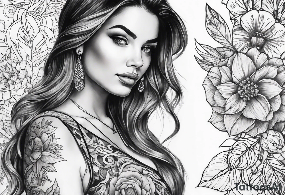 Sexy tattooed women tattoo idea