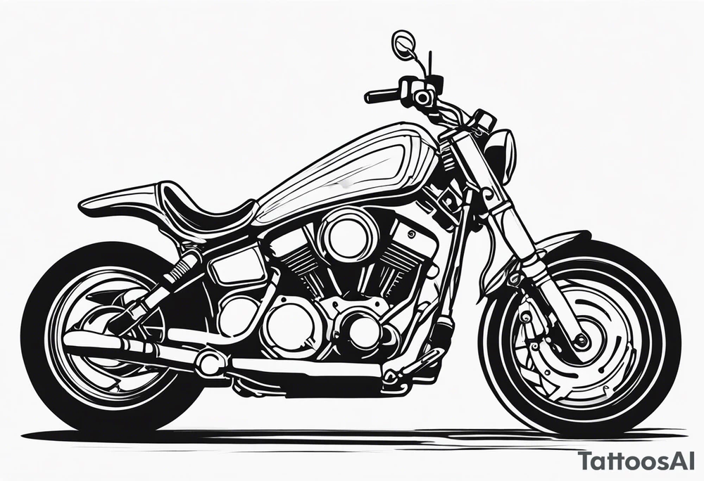 Furiosa motorcycle tattoo idea
