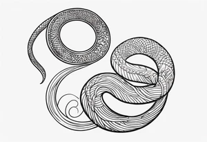 serpent tattoo idea