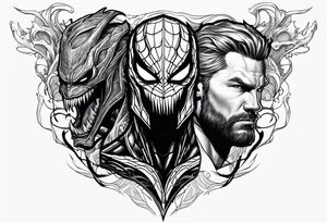venom symbiote  merged with thor tattoo idea