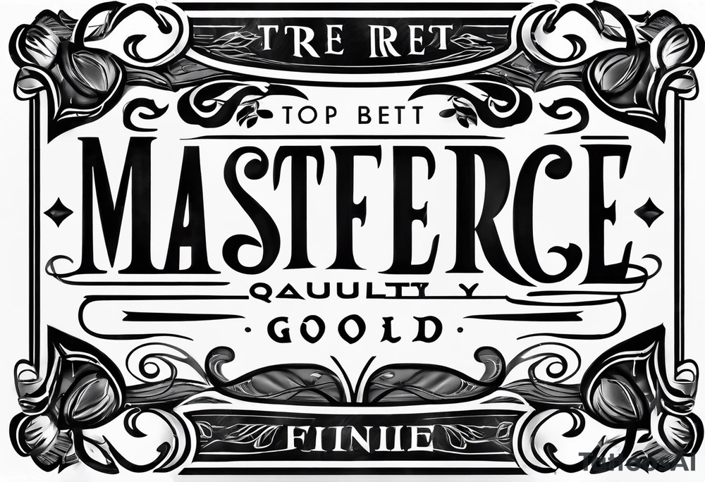 simple lettering. 

YOU’RE GOOD. GET BETTER. tattoo idea