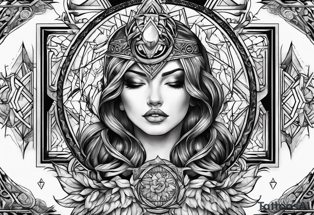 Law of good and evil tattoo idea