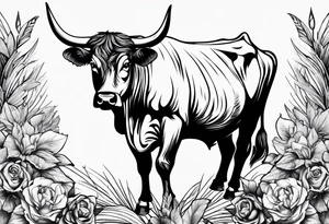 Fat cow tattoo idea