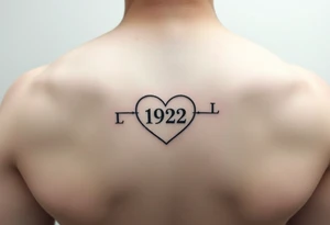 Heart with 192 in the middle and a L connected to the end of teh heart tattoo idea