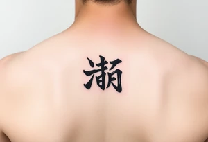 A Chinese word nine tattoo idea