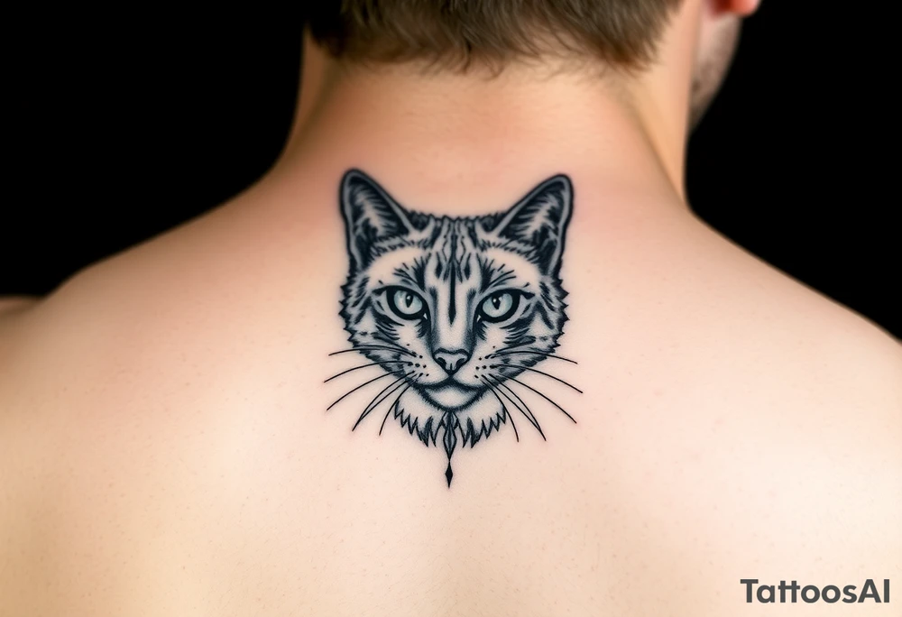cat tattoo idea