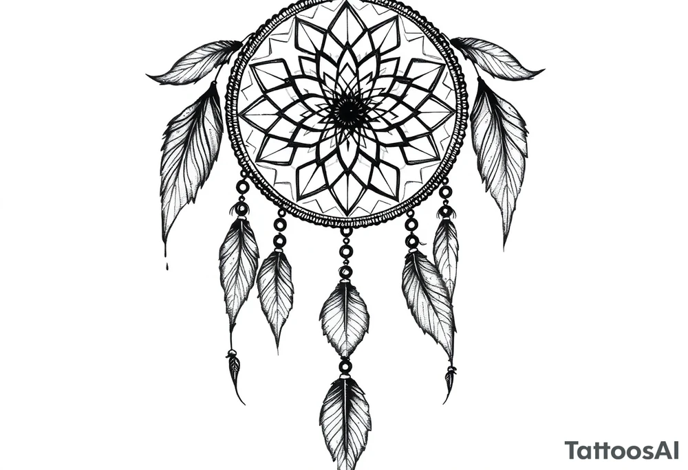 Dreamcatcher tattoo idea
