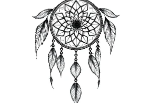 Dreamcatcher tattoo idea