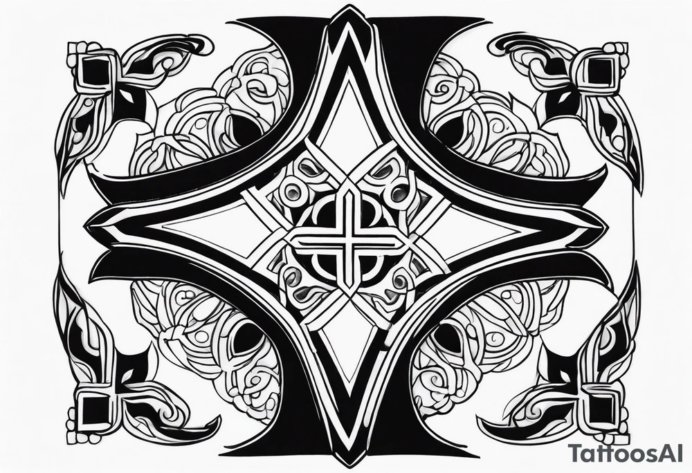 cross tattoo idea