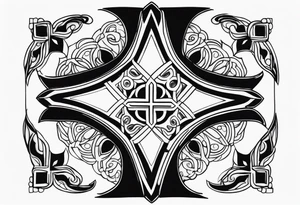 cross tattoo idea