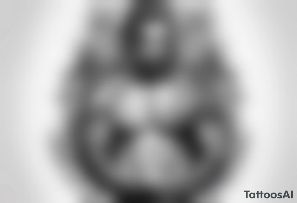 shadows of many people tattoo idea