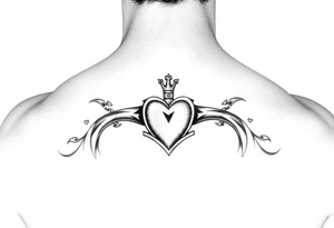 Irish claddagh ring tattoo idea
