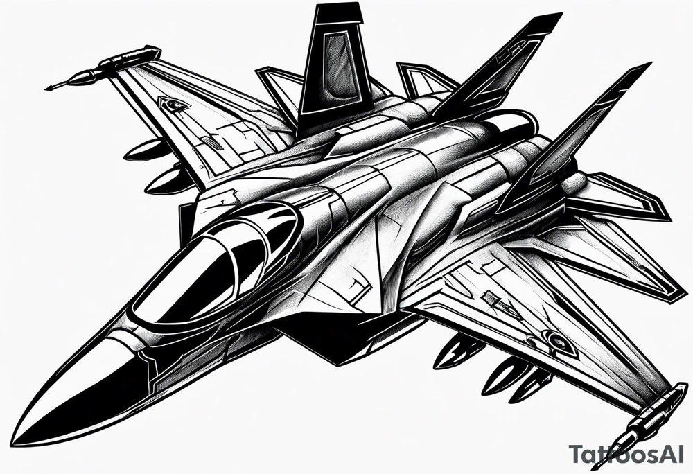 fighter jets tattoo idea