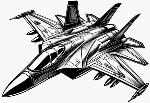 fighter jets tattoo idea